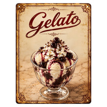 Blechschild 20x30cm – Gelato Amarena Eisbecher – Produktansicht 1