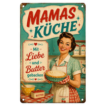 Blechschild 20x30cm – Mamas Küche Küchenschild – Produktansicht 1