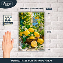 Blechschild 20x30cm – Amalfi Zitronen Italien Mediterrane Sommer Deko – Produktansicht 2