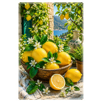 Blechschild 20x30cm – Amalfi Zitronen Italien Mediterrane Sommer Deko – Produktansicht 1